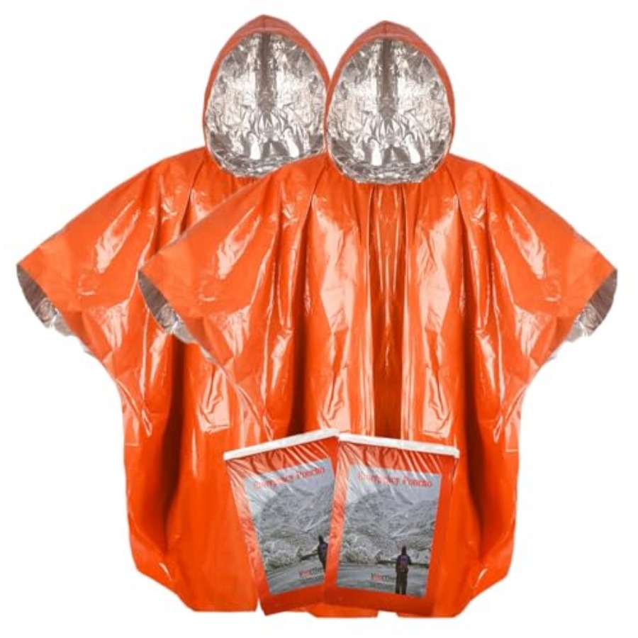 Emergency Poncho Rain - Thickened Emergency Rain Poncho, Thermal Poncho