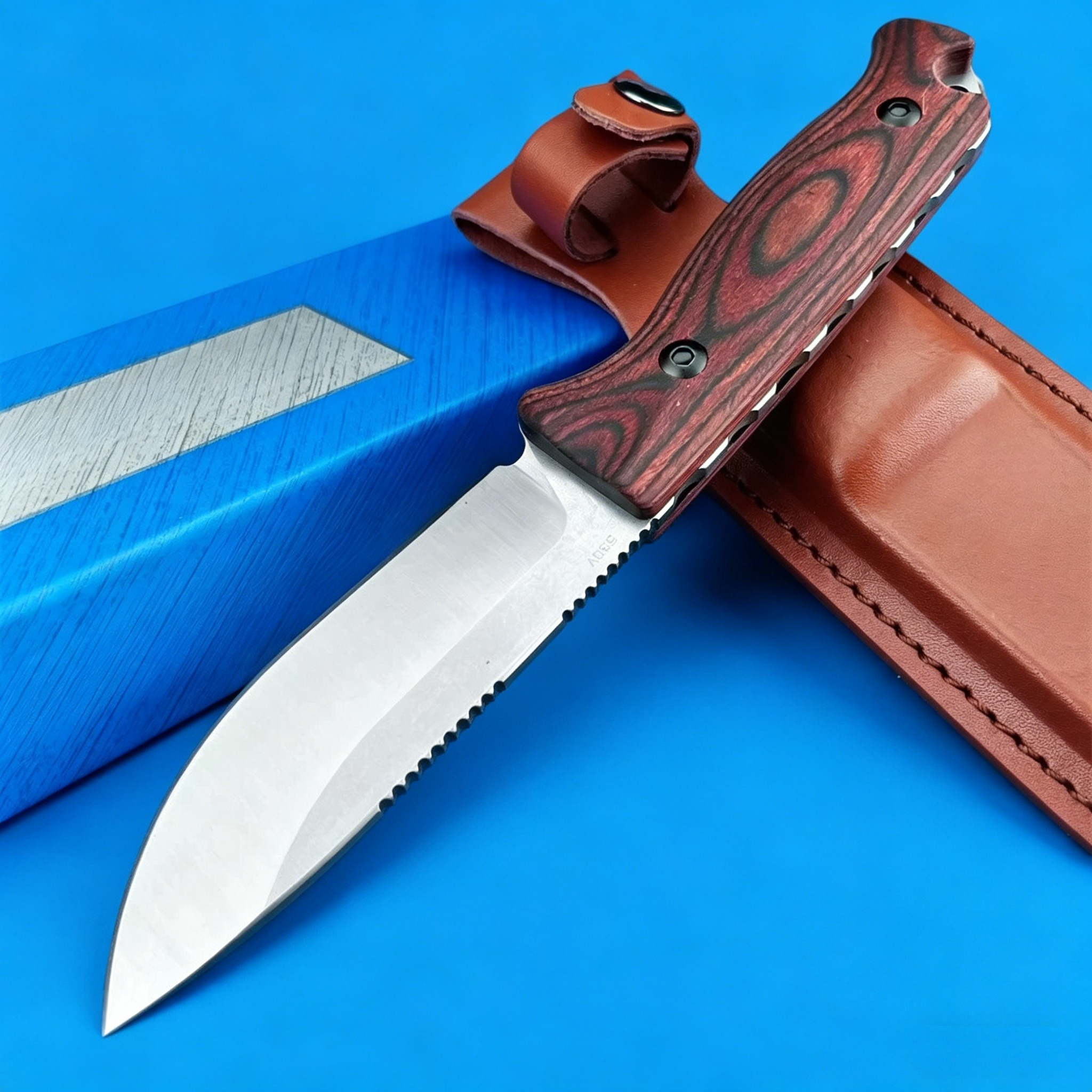 Bushcraft Knife Fixed - Compact 15002-2 Fixed Knife – 9Cr13MoV