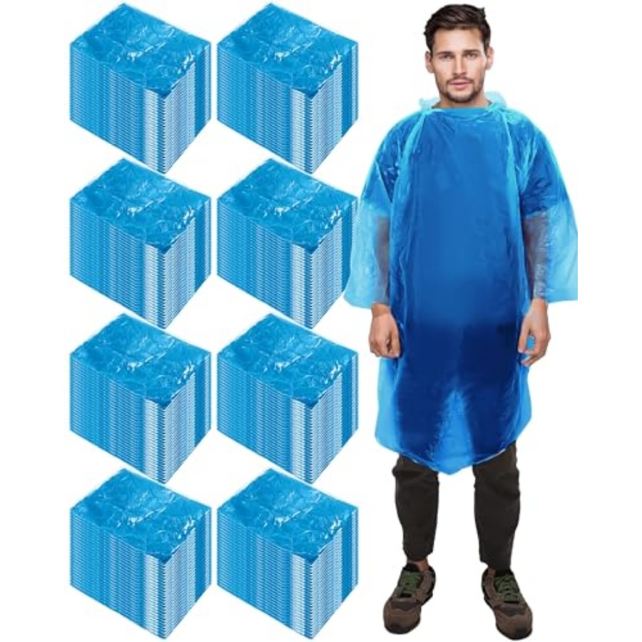 120 Pack Disposable Rain Ponch - Emergency Poncho Rain review and price