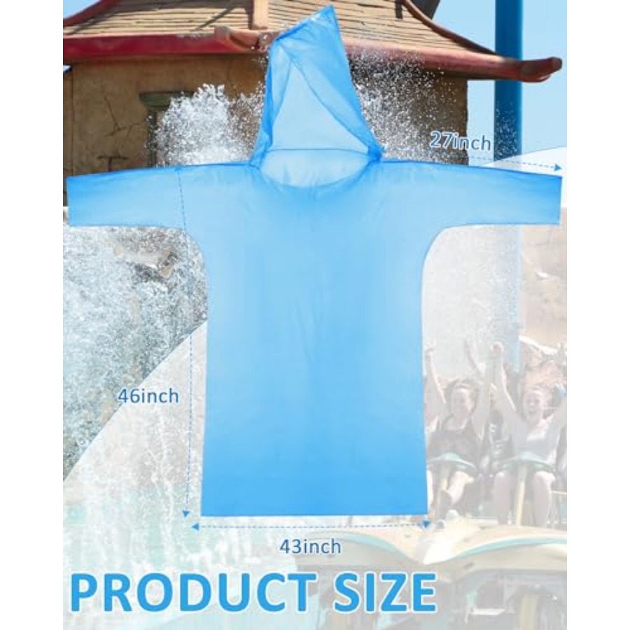 120 Pack Disposable Rain Ponch - Emergency Poncho Rain review and price