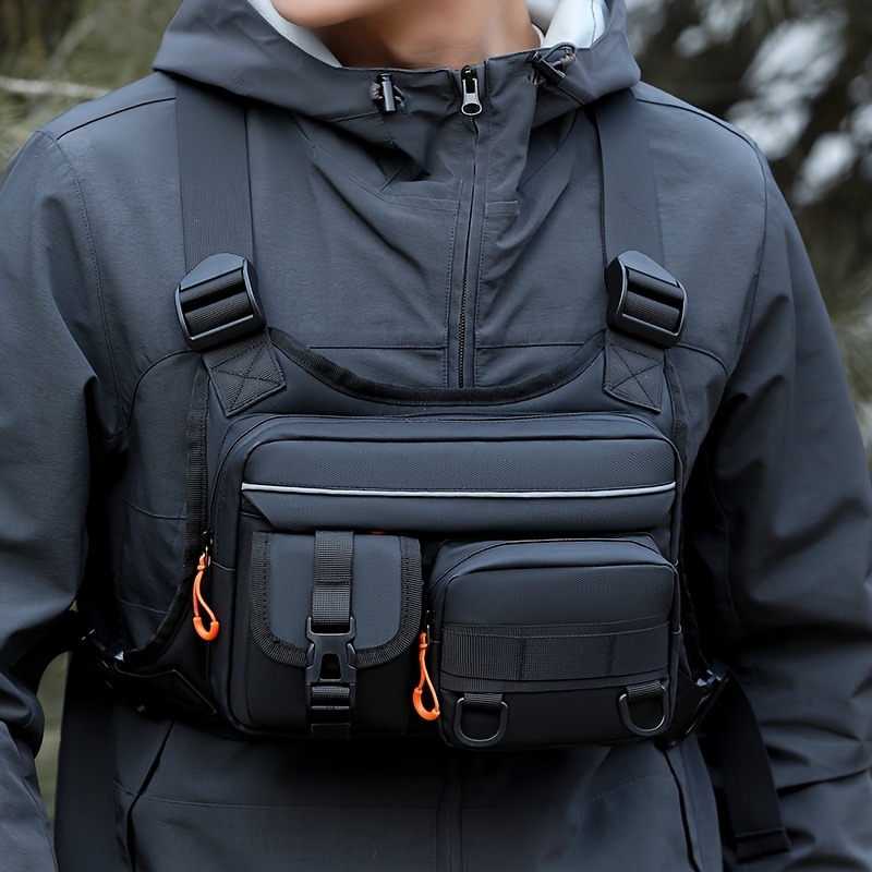 Men's Tactical Chest Bag, Runn - Fishing Kit Compact review and price