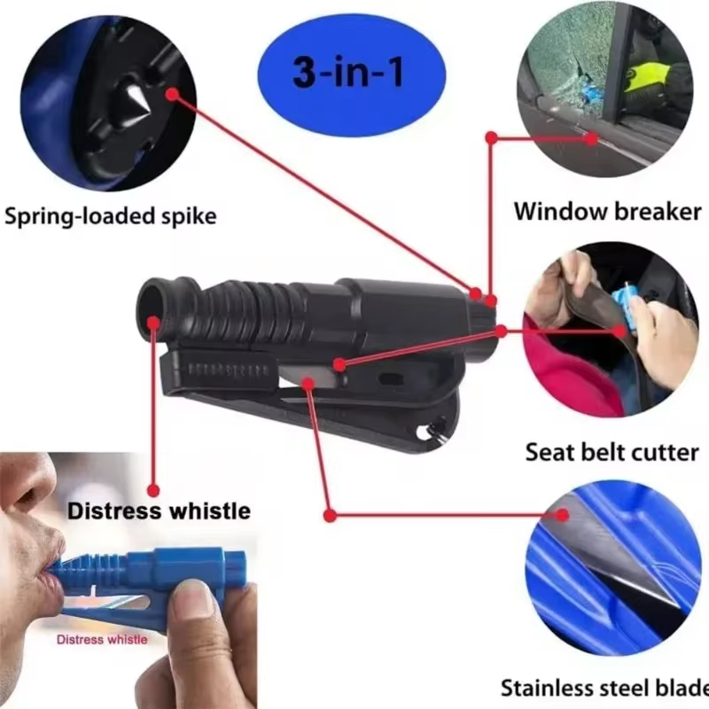 Compact 3-in-1 Safety Hammer A - Rescue Rope Throw review and price