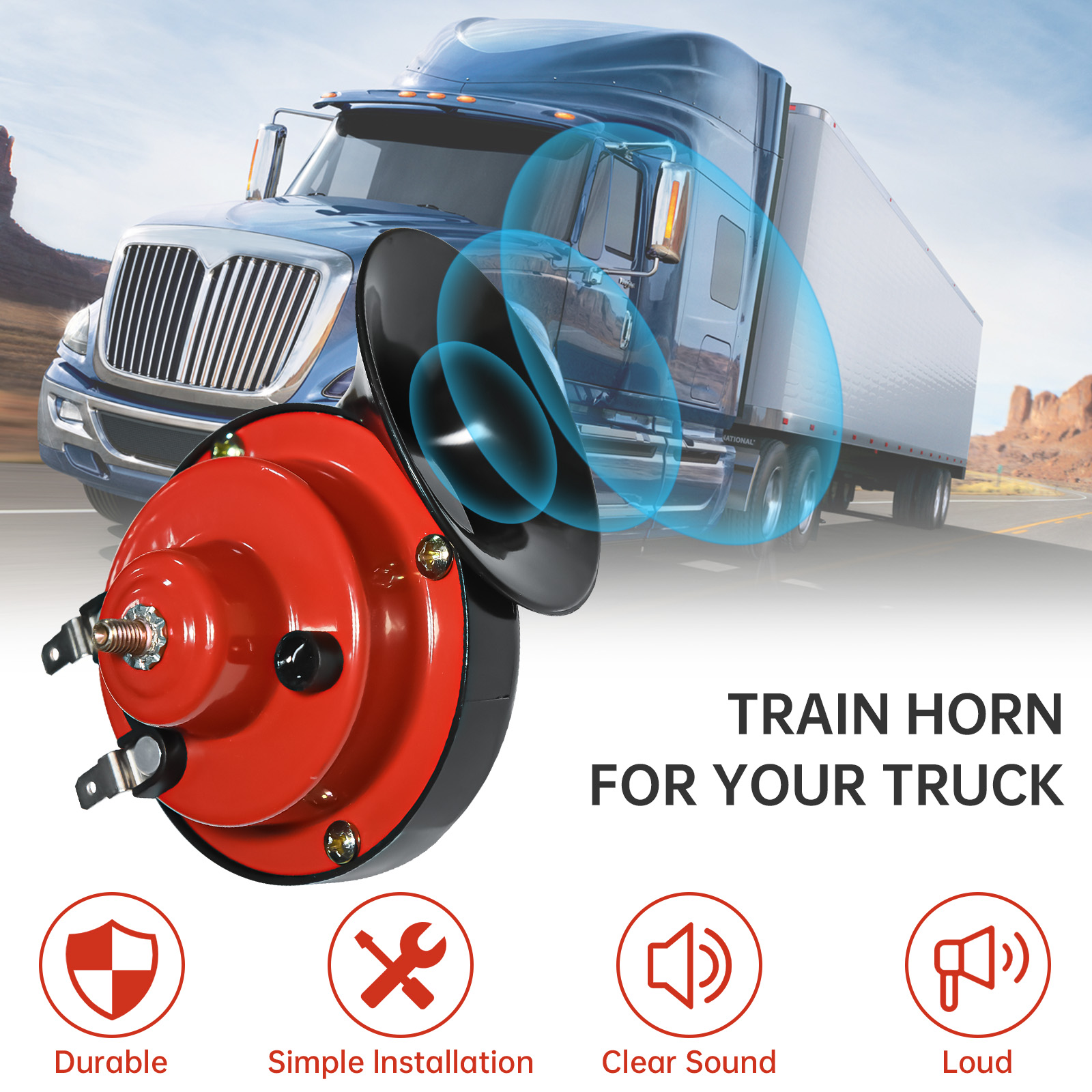 12V Super Loud Train Horns 300 - Emergency Whistle Loud review and price