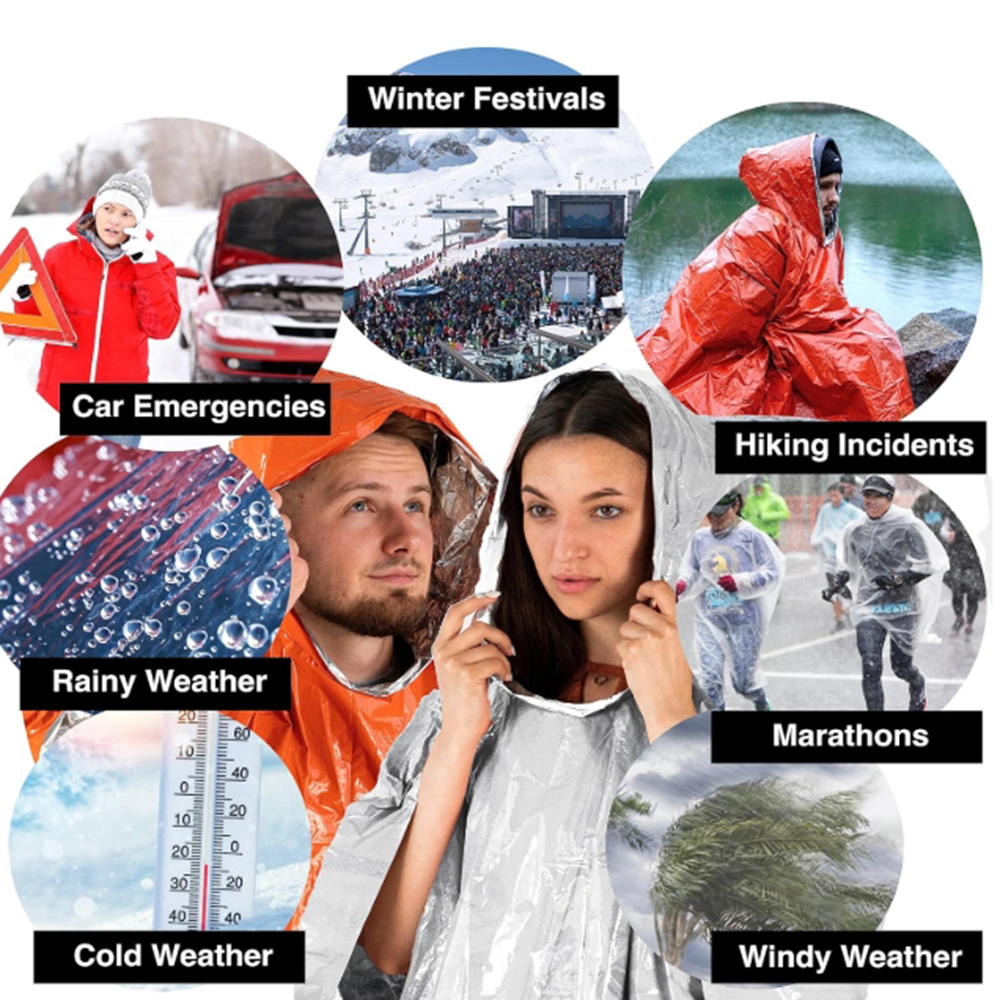 Portable Outdoor Emergency Rai - Emergency Poncho Rain review and price