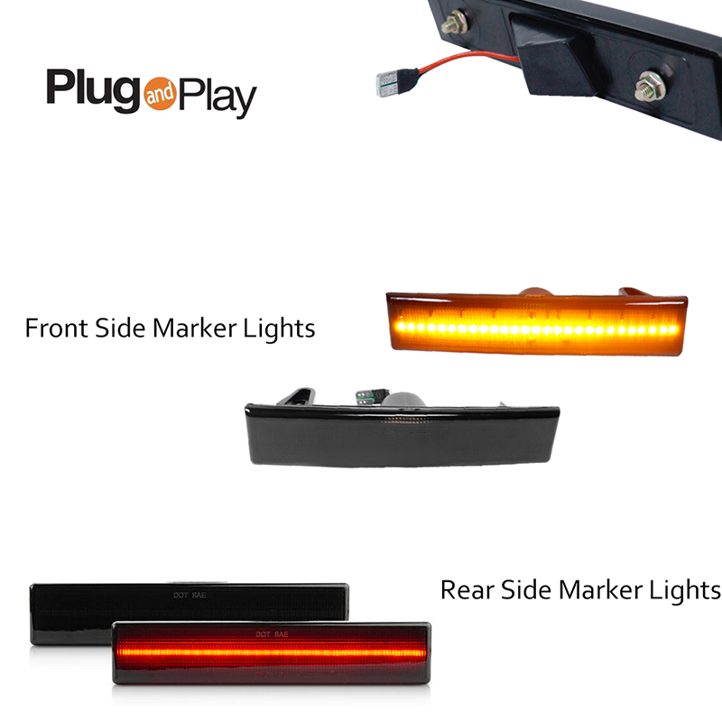 Front Amber / Rear Red LED Car - Signal Flare Kit review and price