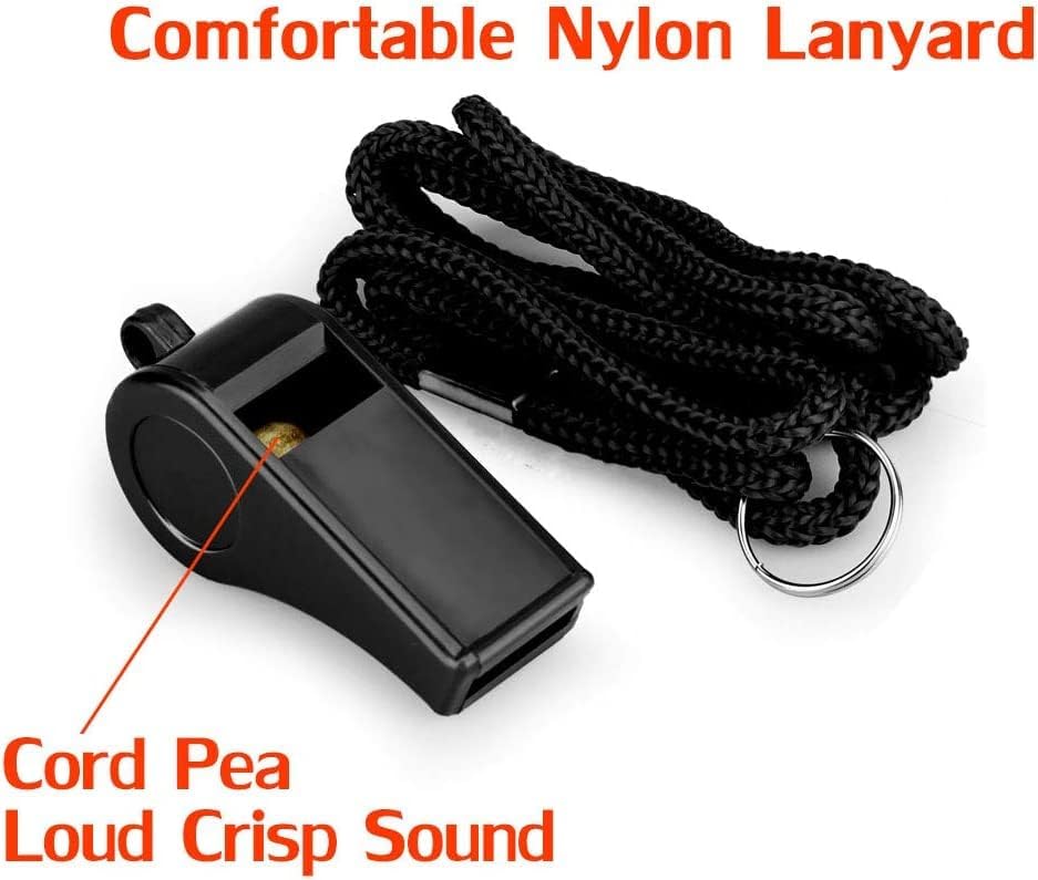 Whistles with Lanyard for Refe - Emergency Whistle Loud review and price