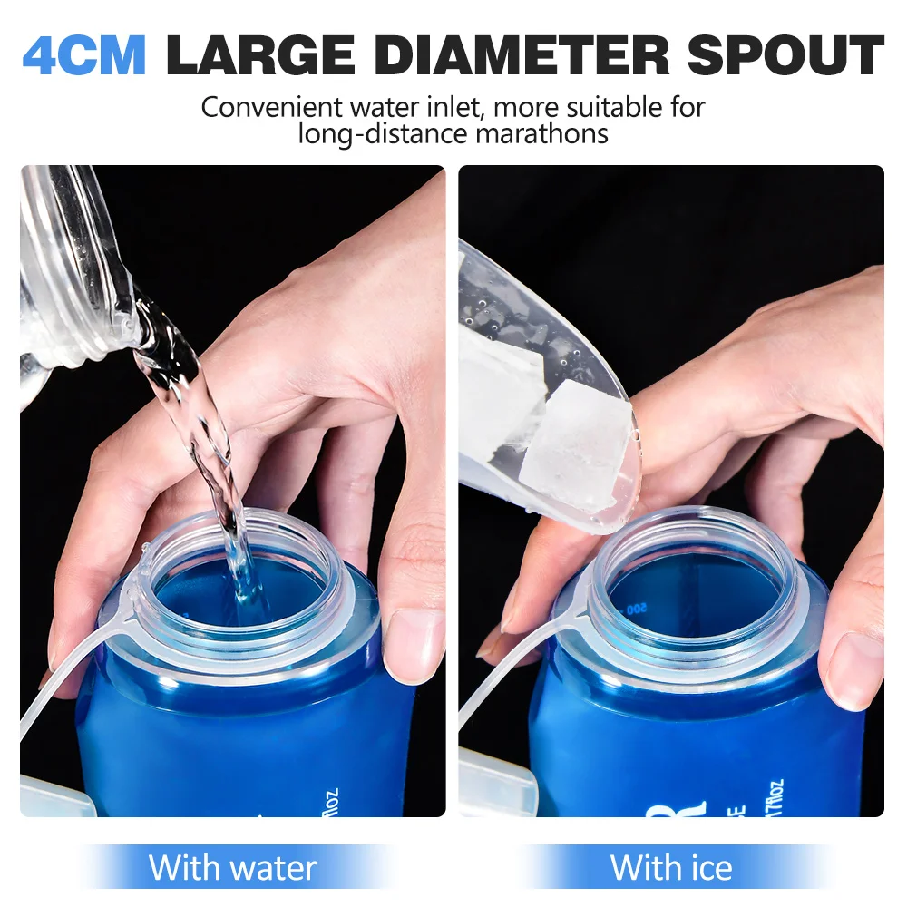 NEWBOLER 300/500ML Water Bottl - Water Bag Collapsible review and price