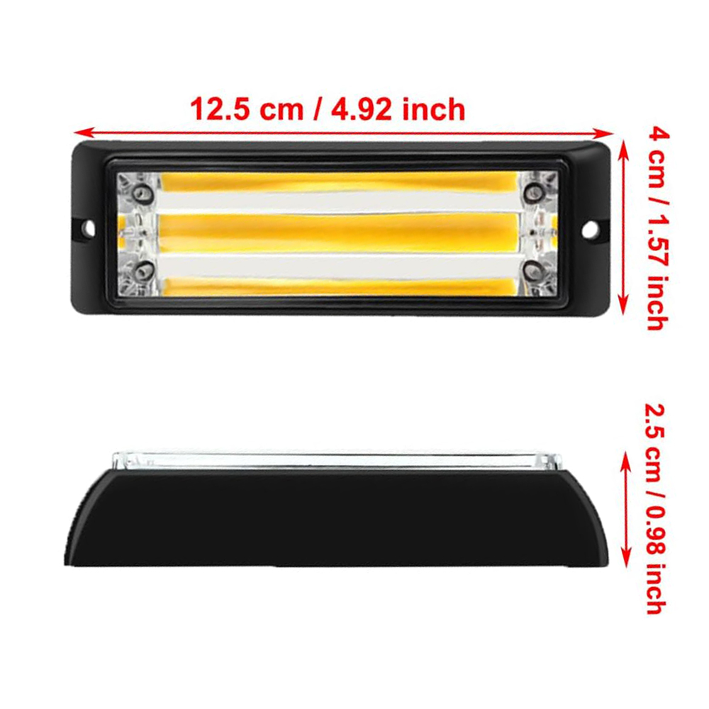 2pcs COB LED Warning Light Eme - Sos Light Strobe review and price
