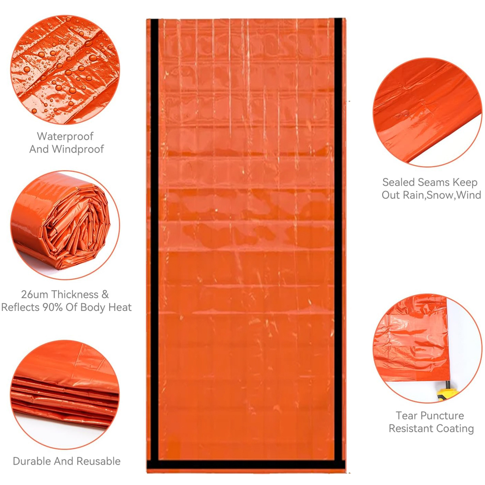 Emergency Sleeping Bag Surviva - Emergency Mylar Tent review and price