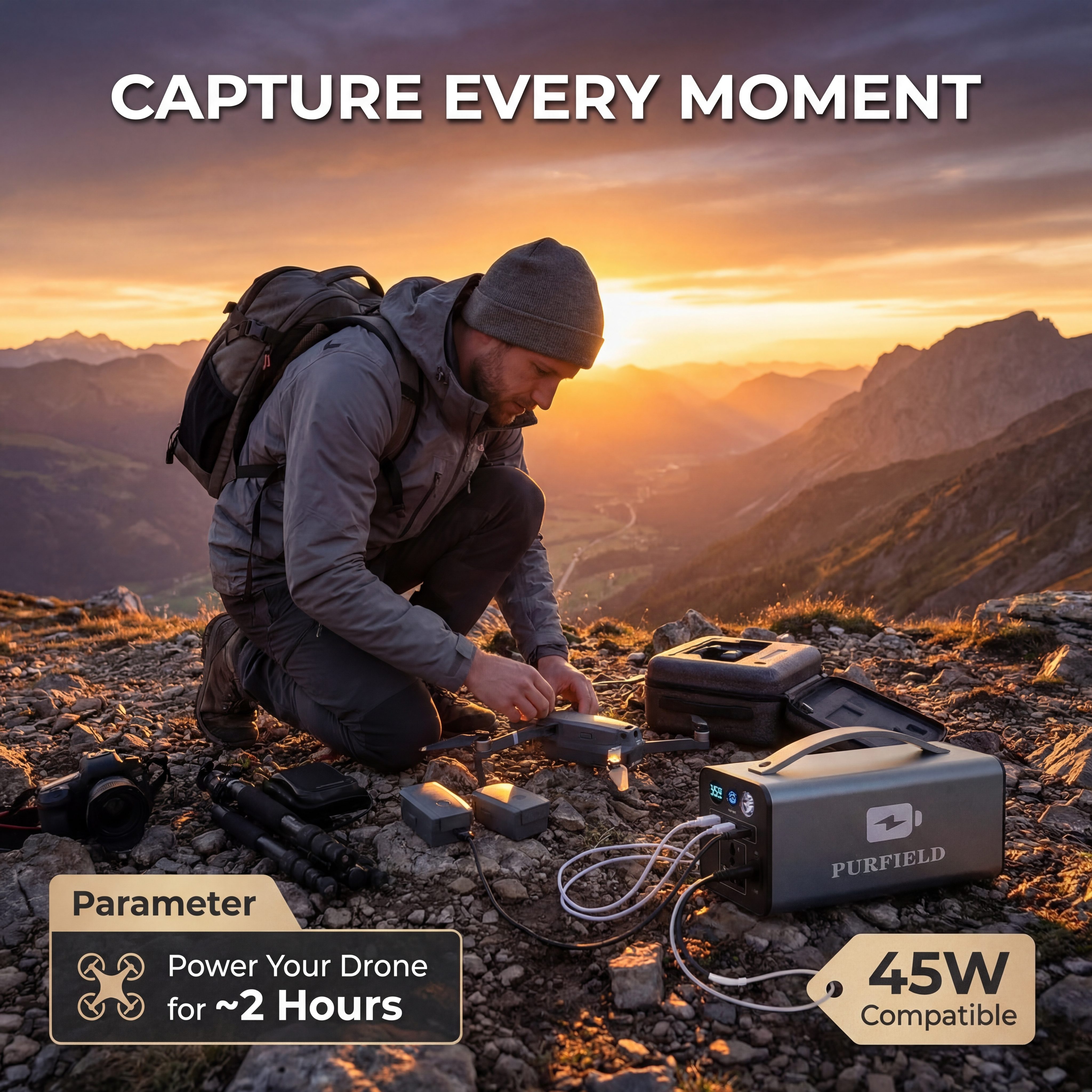 180W Outdoor Power Station 320 - Solar Emergency Charger review and price