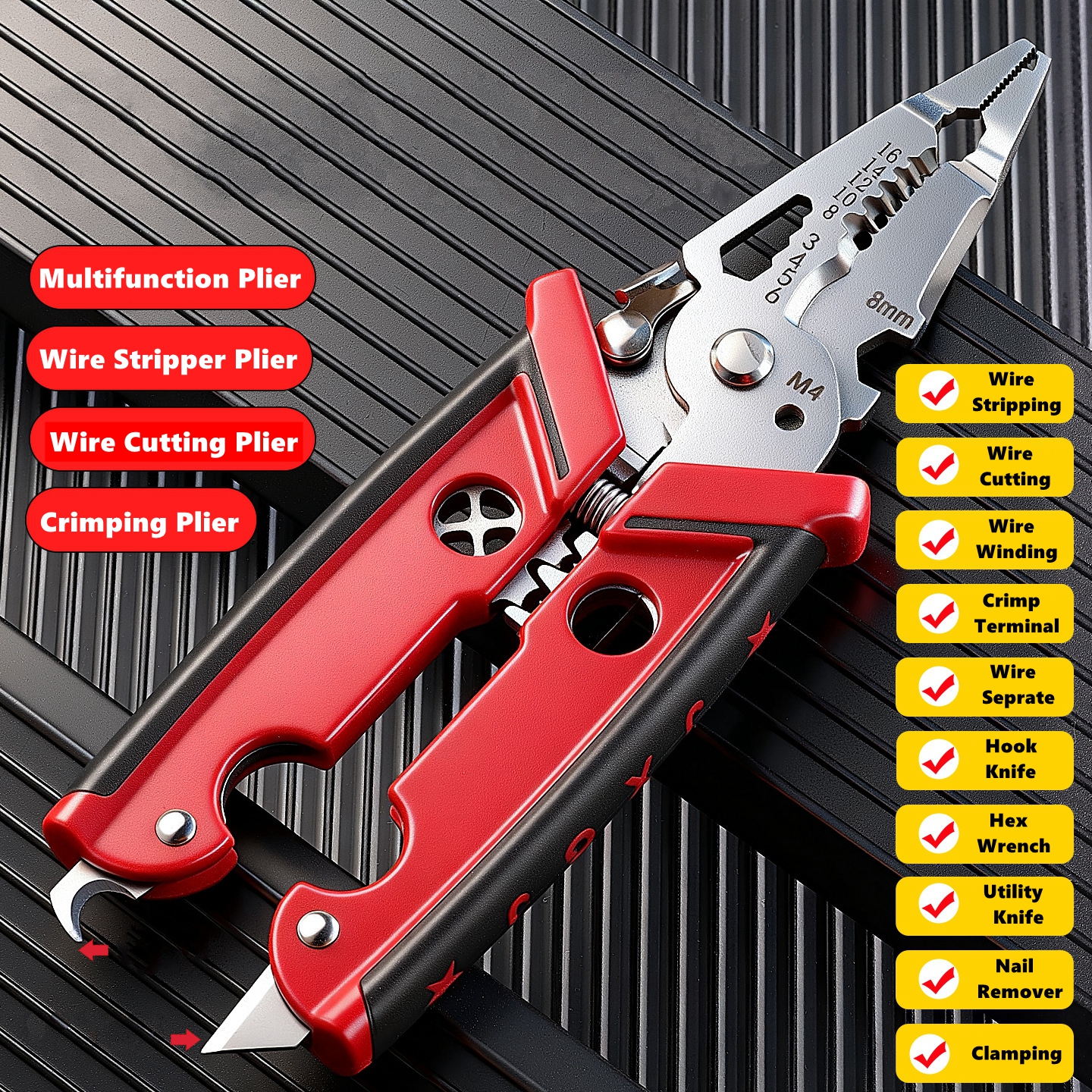 18 in 1 Electrician Pliers Mul - Multi Tool Plier review and price