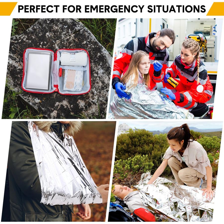 Pcs Emergency Blankets for Sur - Survival Blanket Reflective review and price