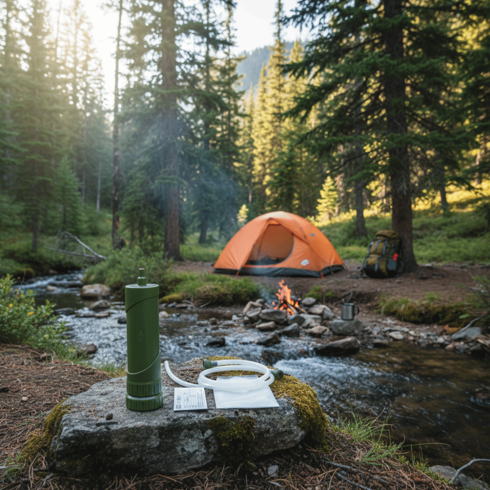 ABS Outdoor Mini Water Filter  - Water Purification Straw review and price