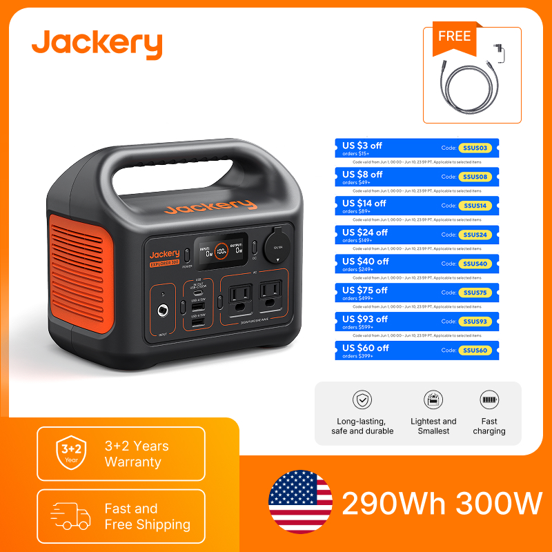 Jackery Portable Power Station - Solar Emergency Charger review and price