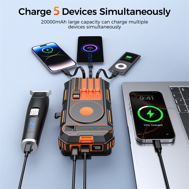 20000mAh Hand Crank Solar Powe - Solar Emergency Charger review and price