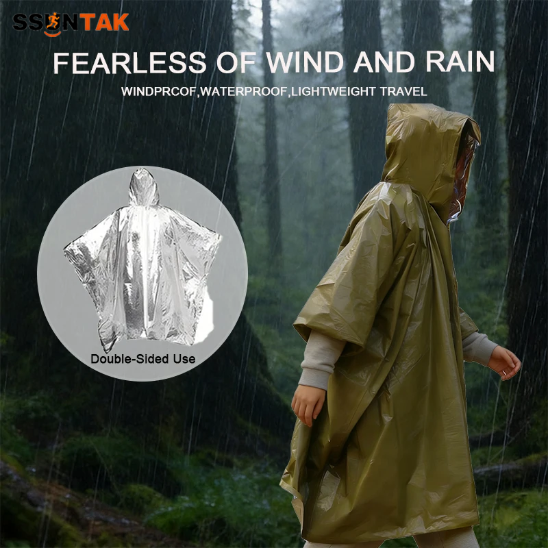 SSUNTAK Emergency Survival Rai - Emergency Poncho Rain review and price