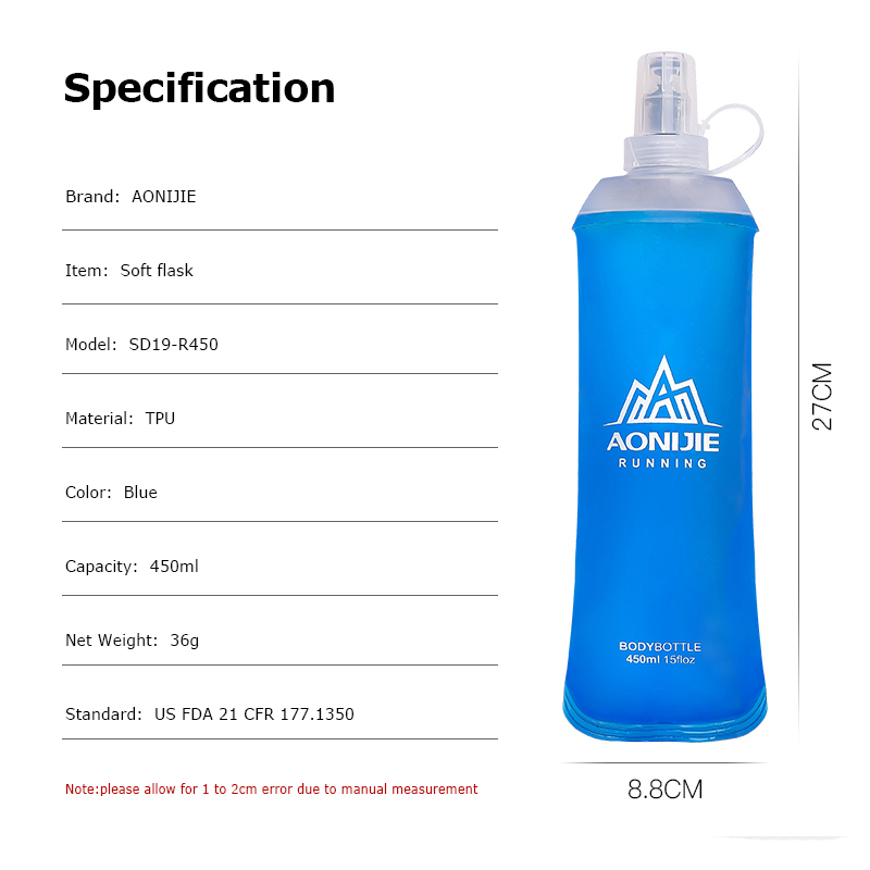 AONIJIE SD19 R450 Soft Flask F - Water Bag Collapsible review and price
