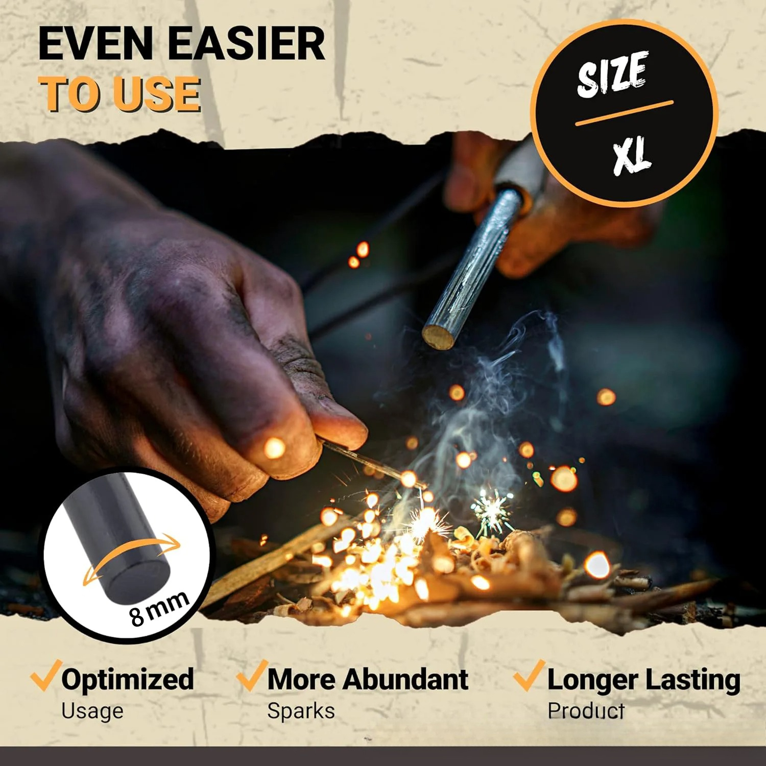 Portable Outdoor Flint and Ste - Magnesium Fire Starter review and price