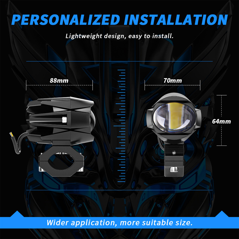 Motorcycle LED Fog Light Flash - Sos Light Strobe review and price