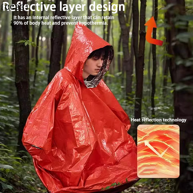 Emergency Survival Rain Hot Po - Survival Blanket Reflective review and price