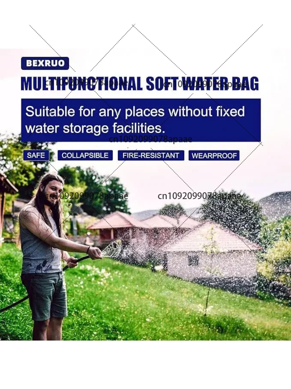 110L PVC Water Storage Bag, Po - Water Bag Collapsible review and price
