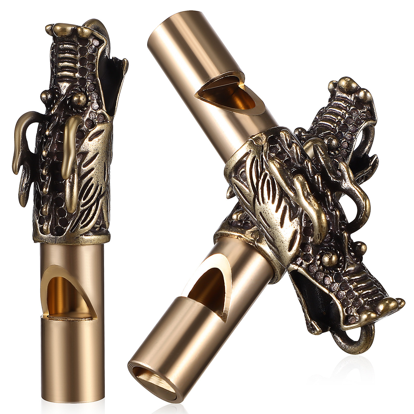 3Pcs Chinese Dragon Whistles B - Emergency Whistle Loud review and price
