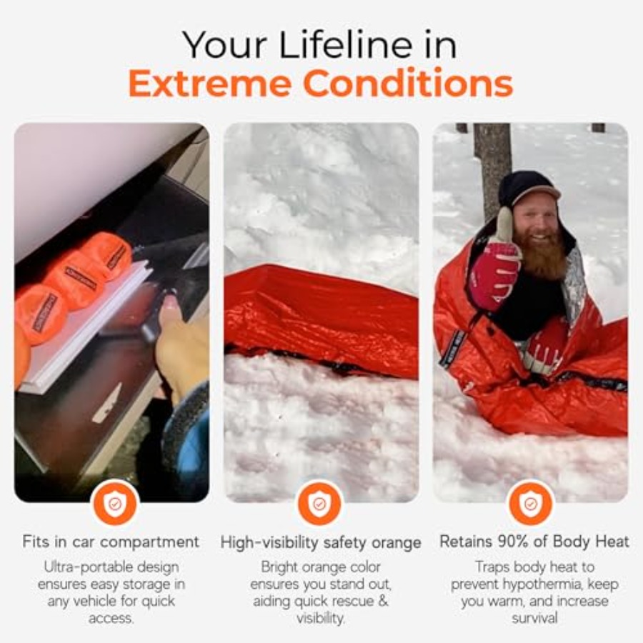 Emergency Sleeping Bag Ultrali - Emergency Mylar Tent review and price